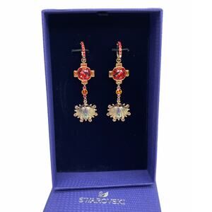 Swarovski Lucky Goddess Shell Pierced Earrings